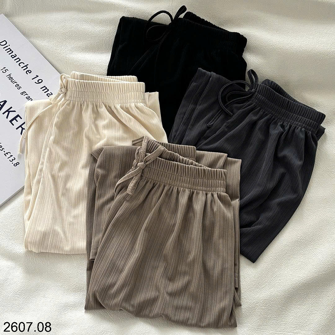 26HA2607.08 - SET 2 QUẦN THUN ỐNG RỘNG BÉ GÁI