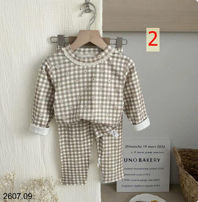 26HA2607.09 - SET 2 BỘ QUẢNG CHÂU MẶC NHÀ CHO BÉ YÊU