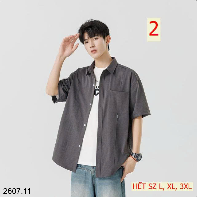 26HA2607.11 - SƠ MI NGẮN TAY NAM