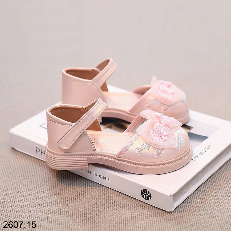 26HA2607.15 - GIÀY BÚP BÊ ĐÍNH NƠ BG