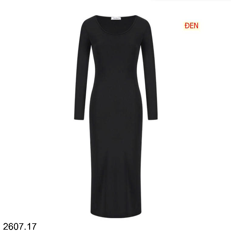 26HA2607.17 - VÁY THUN BODY DÁNG DÀI MOSE QUEEN