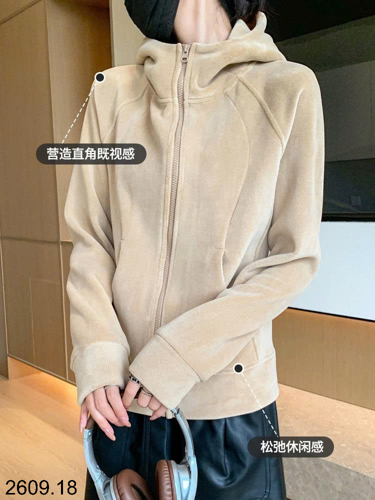 26HA2609.18 - ÁO KHOÁC LÔNG CỪU MŨ TRÙM ĐẦU