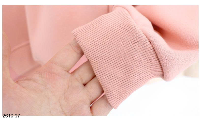 26HA2610.07 - ÁO NỈ HODDIE LÓT LÔNG BÉ GÁI AKL