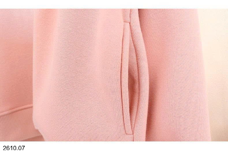 26HA2610.07 - ÁO NỈ HODDIE LÓT LÔNG BÉ GÁI AKL
