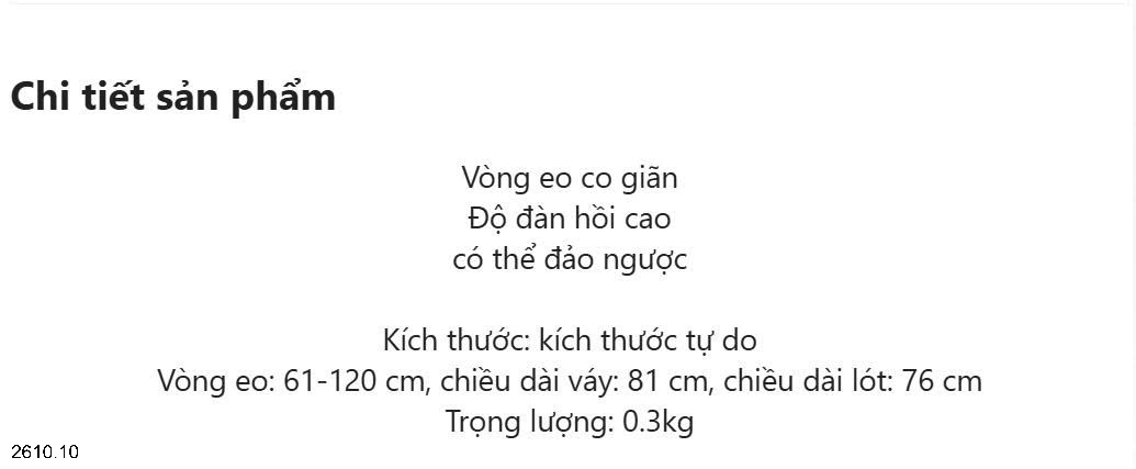 26HA2610.10 - CHÂN VÁY ĐUÔI CÁ ANGEL