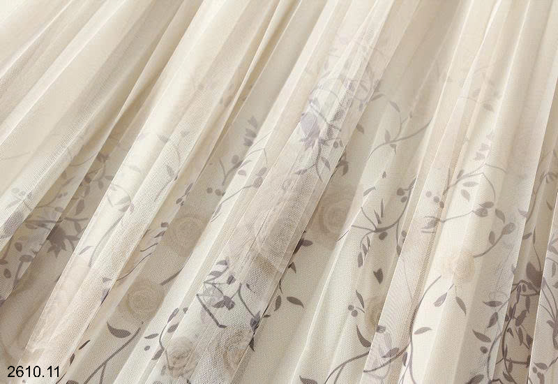 26HA2610.11 - CHÂN VÁY XẾP LY GẠC HOA ANGEL
