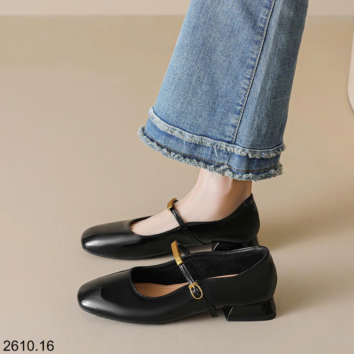 26HA2610.16 - GIÀY MARY JANE MŨI TRÒN WEIWEI GIRL