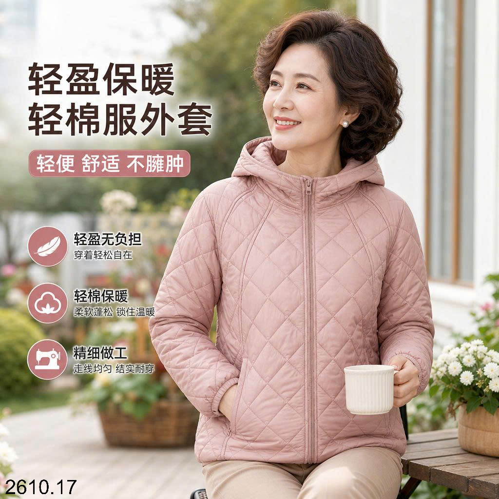 26HA2610.17 - ÁO PHAO TRẦN TRÁM CHO NỮ