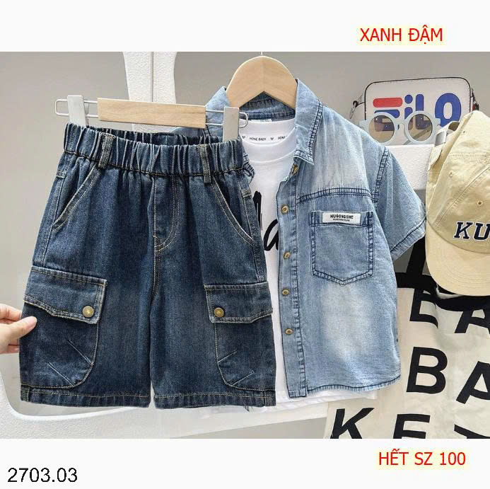 26HA2703.03 - SHORT JEAN KACADY BÉ TRAI