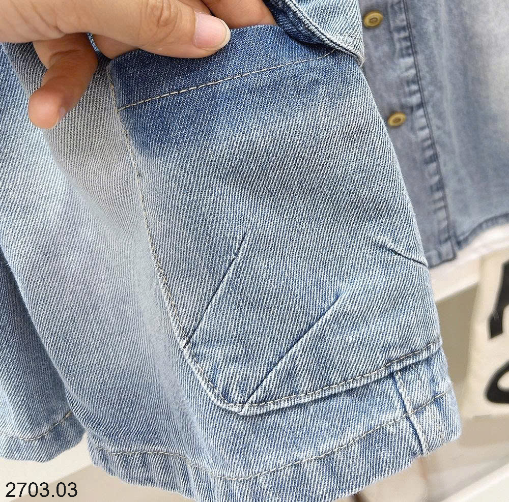 26HA2703.03 - SHORT JEAN KACADY BÉ TRAI