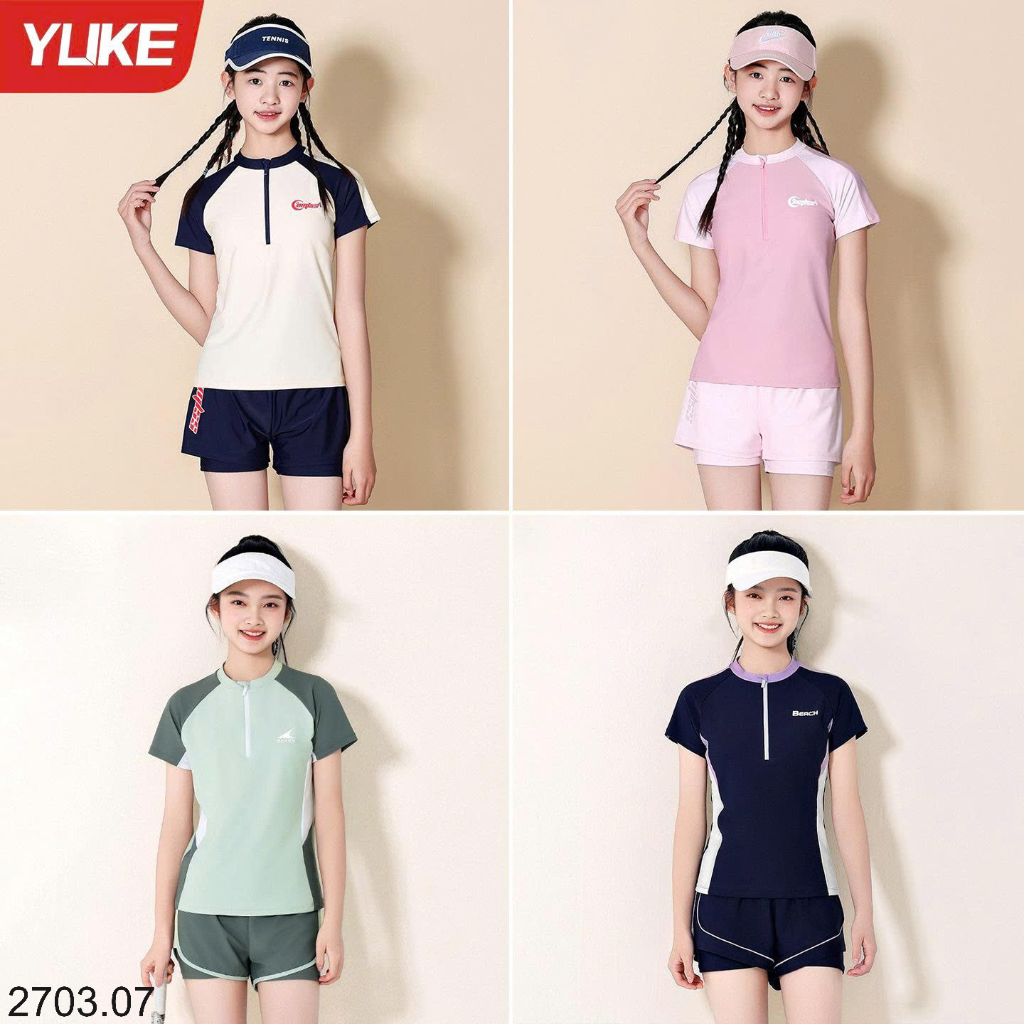 26HA2703.07 - SET BỘ BƠI SIZE ĐẠI BÉ GÁI