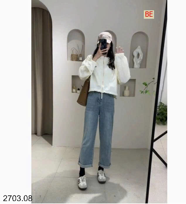 26HA2703.08 - ÁO KHOÁC GIÓ MỎNG NỮ