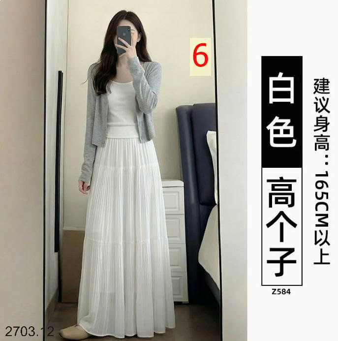 26HA2703.12 - CHÂN VÁY MIDI XÒE DÁNG DÀI CHO NỮ