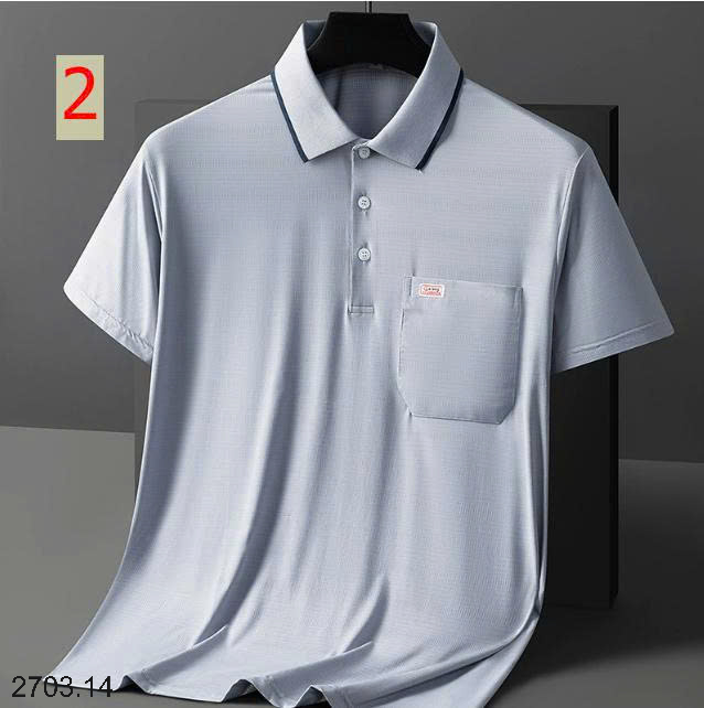 26HA2703.14 - POLO LỤA BĂNG NAM
