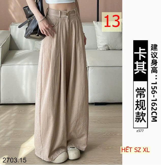 26HA2703.15 - QUẦN DÀI KIỂU DÁNG HÈ MẪU MỚI CHO NỮ