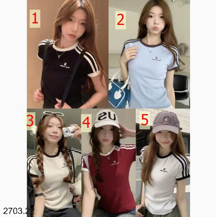 26HA2703.22 - ÁO THUN BABY TEEN BASIC NỮ
