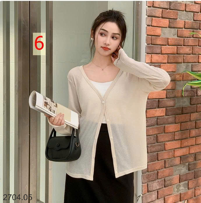 26HA2704.05 - ÁO CARDIGAN KHOÁC NHẸ MÙA HÈ