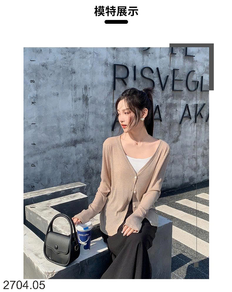26HA2704.05 - ÁO CARDIGAN KHOÁC NHẸ MÙA HÈ