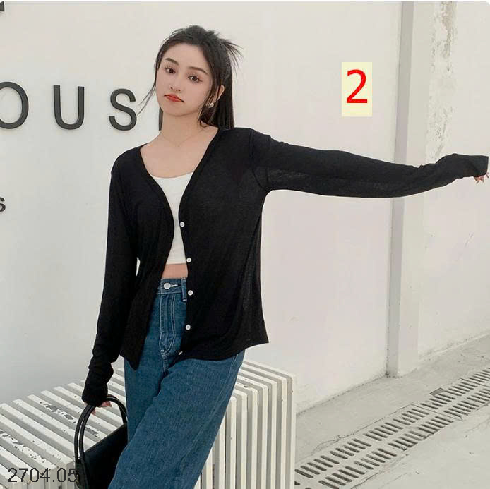 26HA2704.05 - ÁO CARDIGAN KHOÁC NHẸ MÙA HÈ