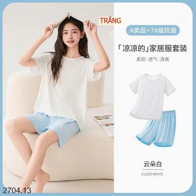 26HA2704.13 - BỘ MẶC NHÀ MODAL THUN LẠNH SIÊU MỀN MÁT
