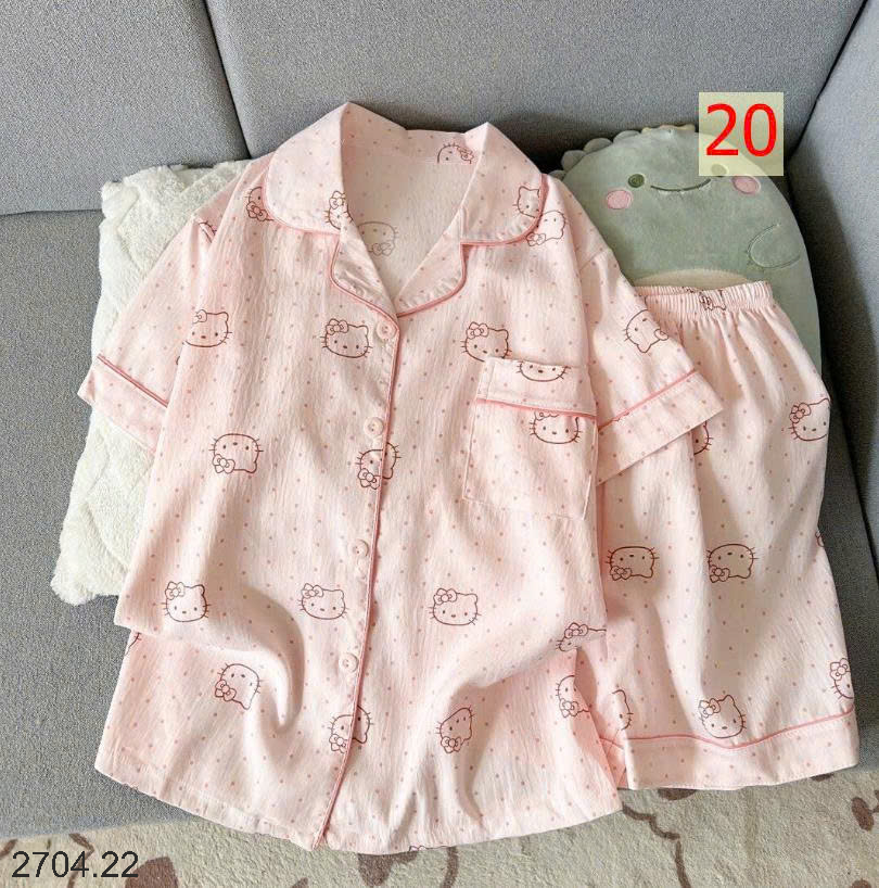 26HA2704.22 - BỘ PIZAMA MẶC NHÀ CHO NỮ