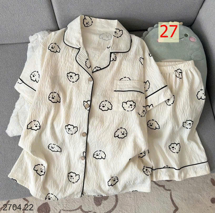26HA2704.22 - BỘ PIZAMA MẶC NHÀ CHO NỮ