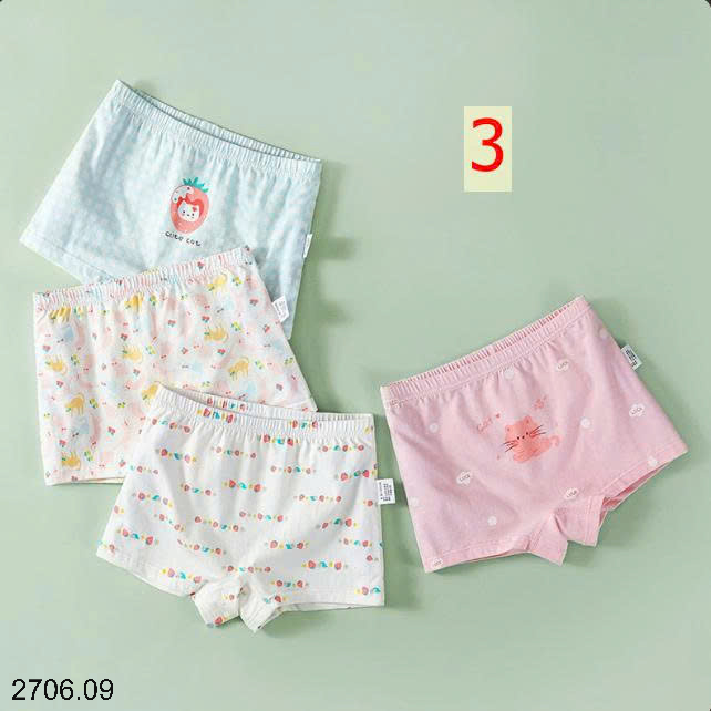26HA2706.09 - SET 4 QUẦN CHÍP ĐÙI CHO BÉ