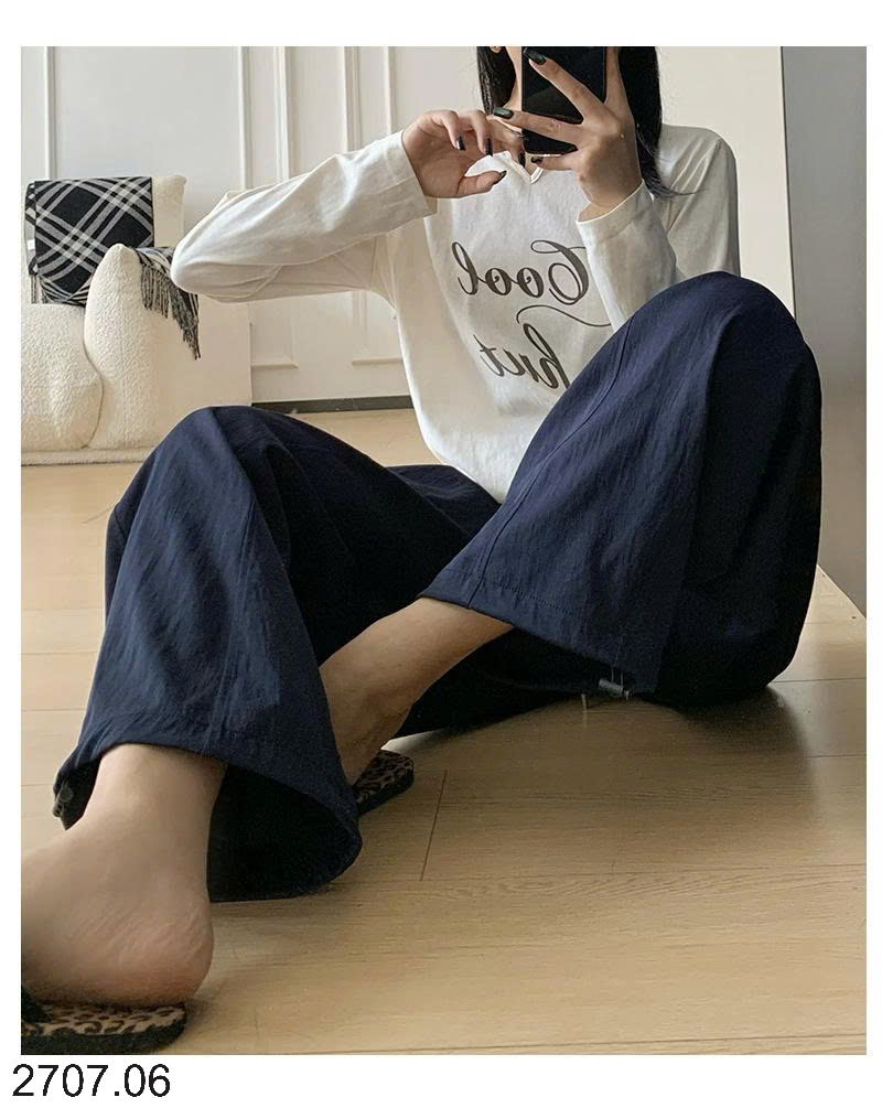 26HA2707.06 - QUẦN ỐNG RỘNG NHANH KHÔ NỮ