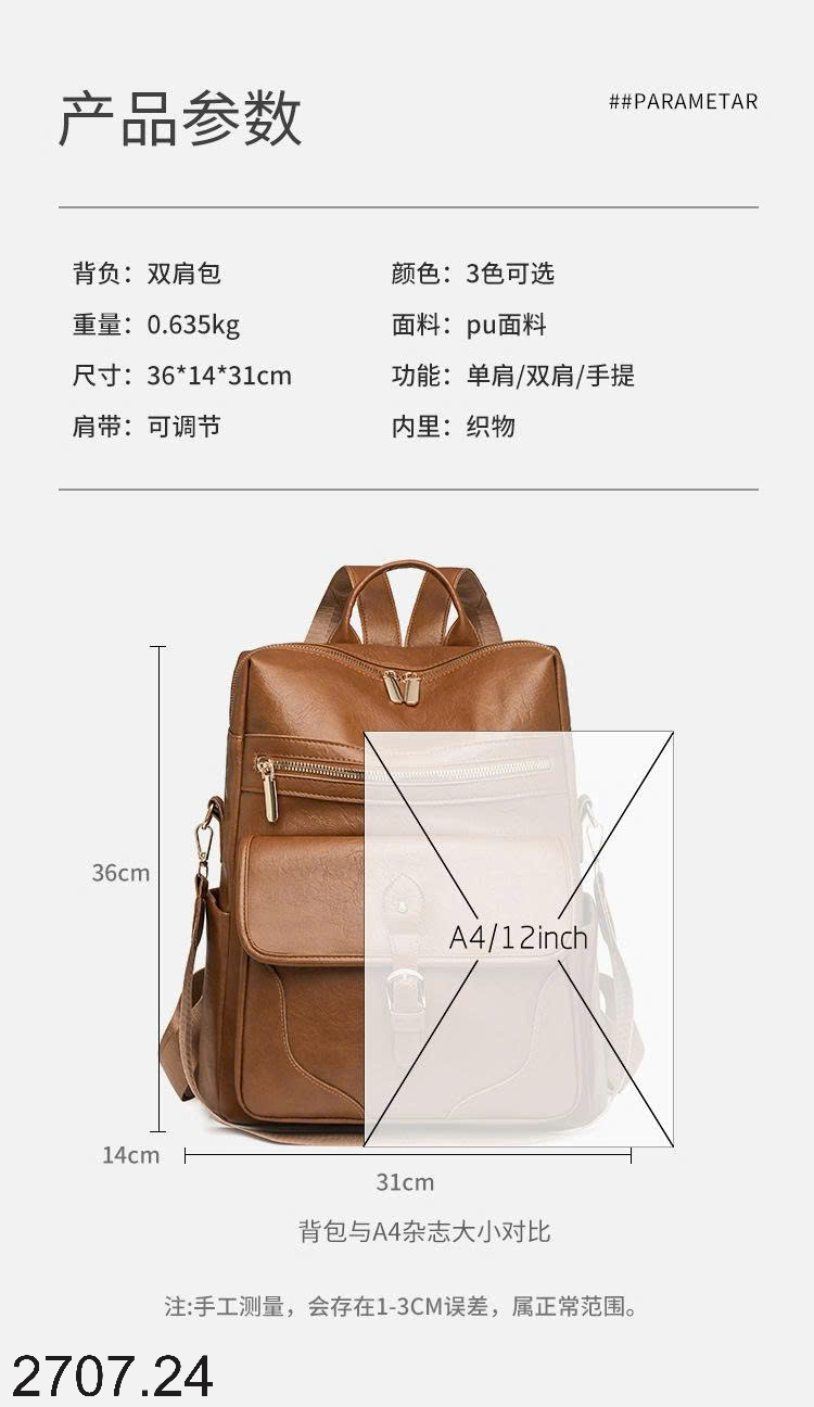 26HA2707.24 - BALO NỮ DA MỀM SALE