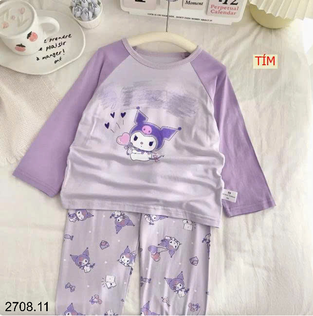 26HA2708.11 - BỘ MẶC NHÀ HOẠT HÌNH MOCO MOKOKO