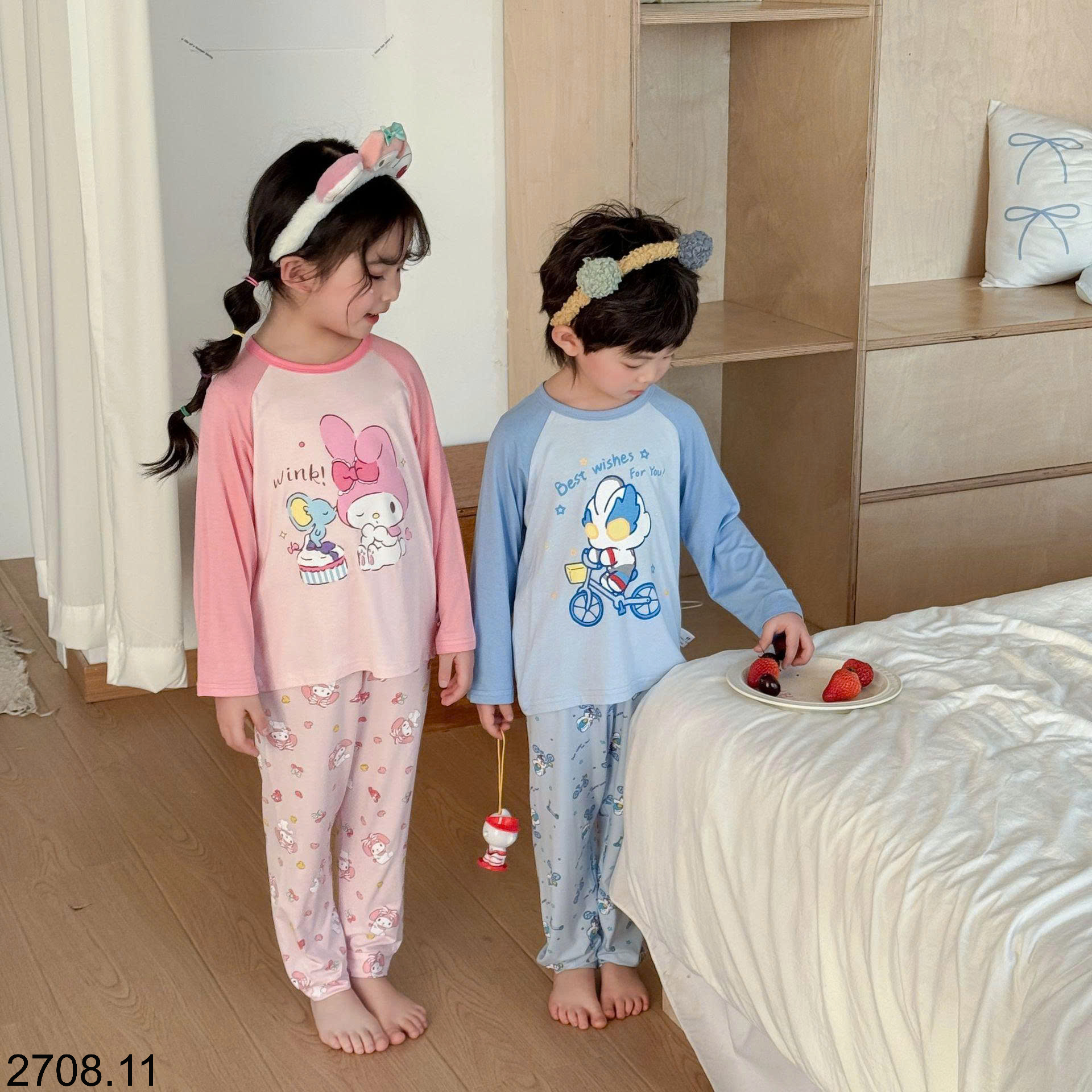 26HA2708.11 - BỘ MẶC NHÀ HOẠT HÌNH MOCO MOKOKO