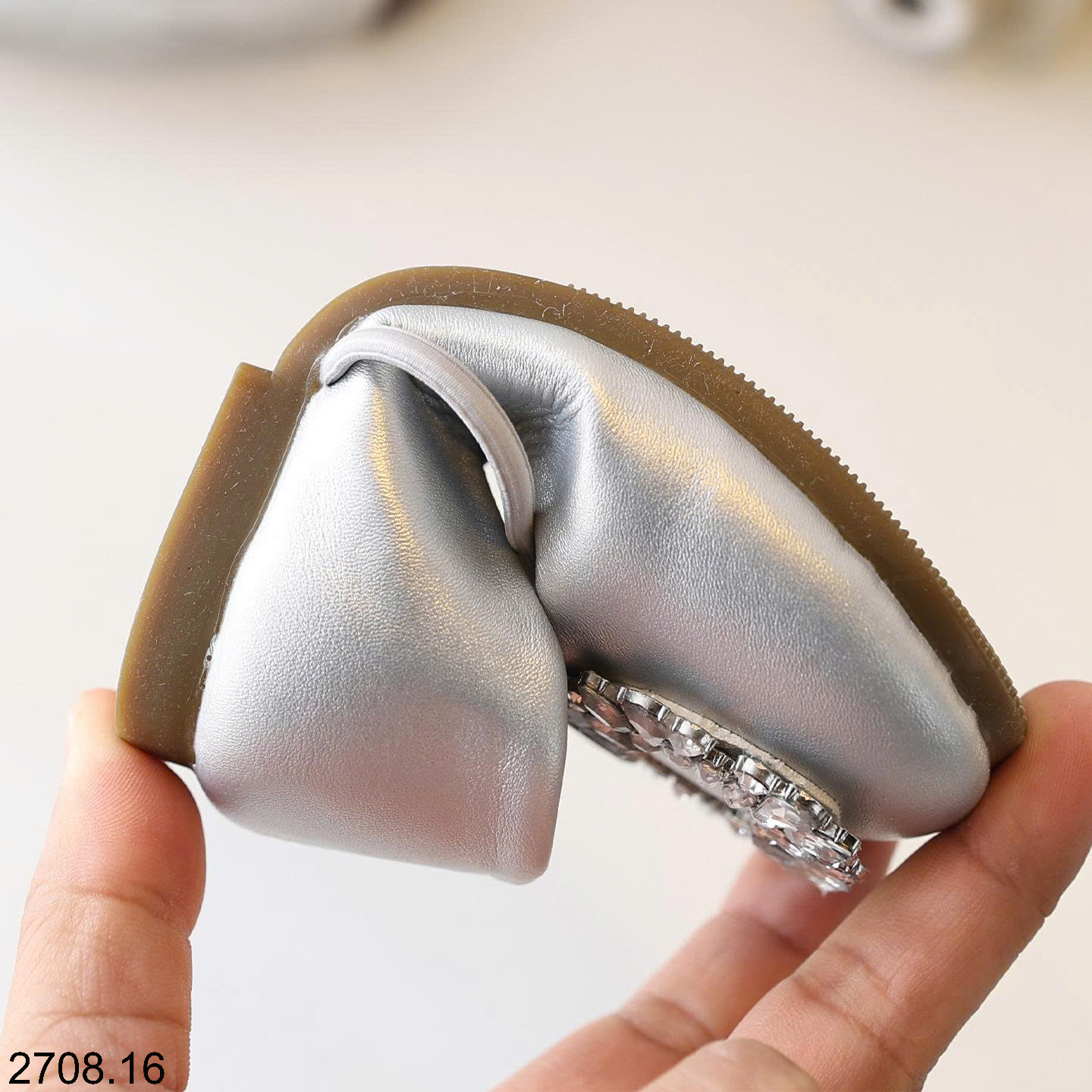 26HA2708.16 - GIÀY BỆT ĐẾ MỀM ĐÍNH ĐÁ BÉ GÁI