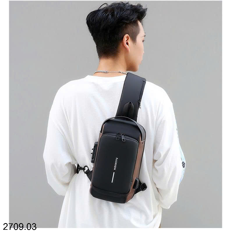 26HA2709.03 - TÚI NAM ĐEO NGỰC FASHION CHỐNG TRỘM