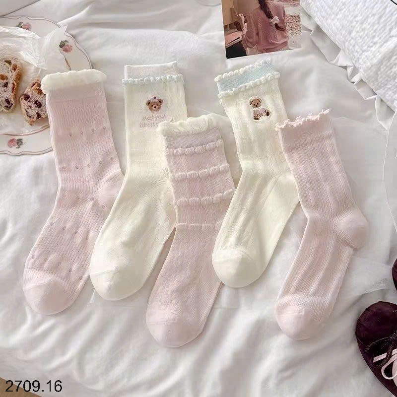 26HA2709.16 - SET 10 ĐÔI TẤT CỔ HOẠT HÌNH CHO NỮ