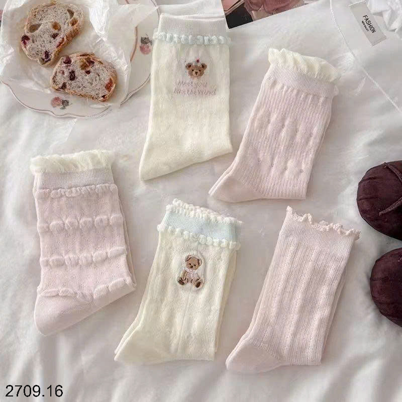26HA2709.16 - SET 10 ĐÔI TẤT CỔ HOẠT HÌNH CHO NỮ