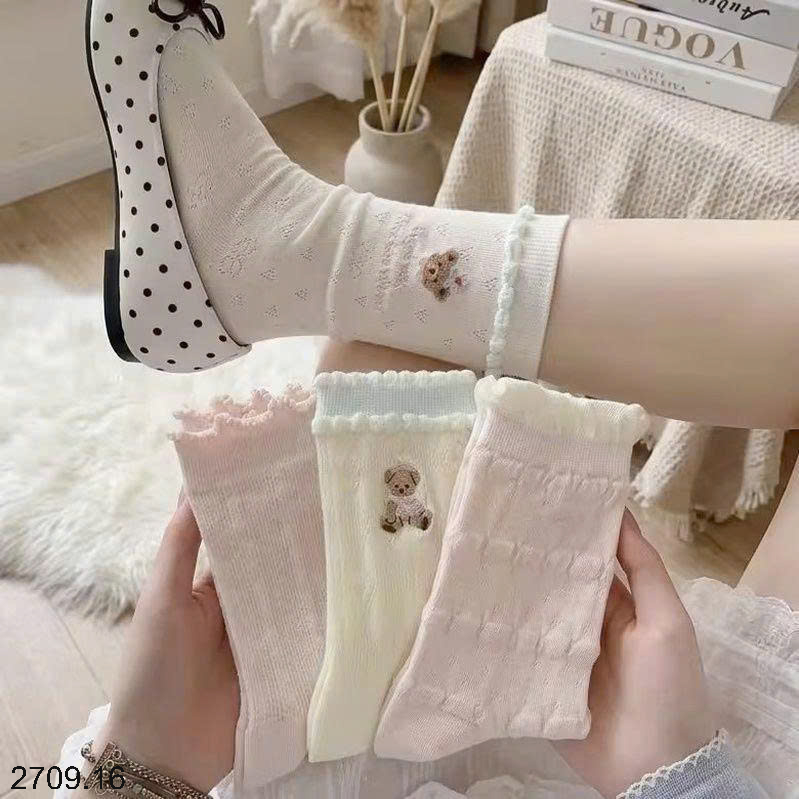 26HA2709.16 - SET 10 ĐÔI TẤT CỔ HOẠT HÌNH CHO NỮ