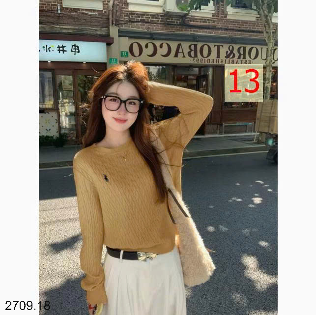 26HA2709.18 - ÁO LEN VẶN THỪNG THÊU HÌNH NGỰA