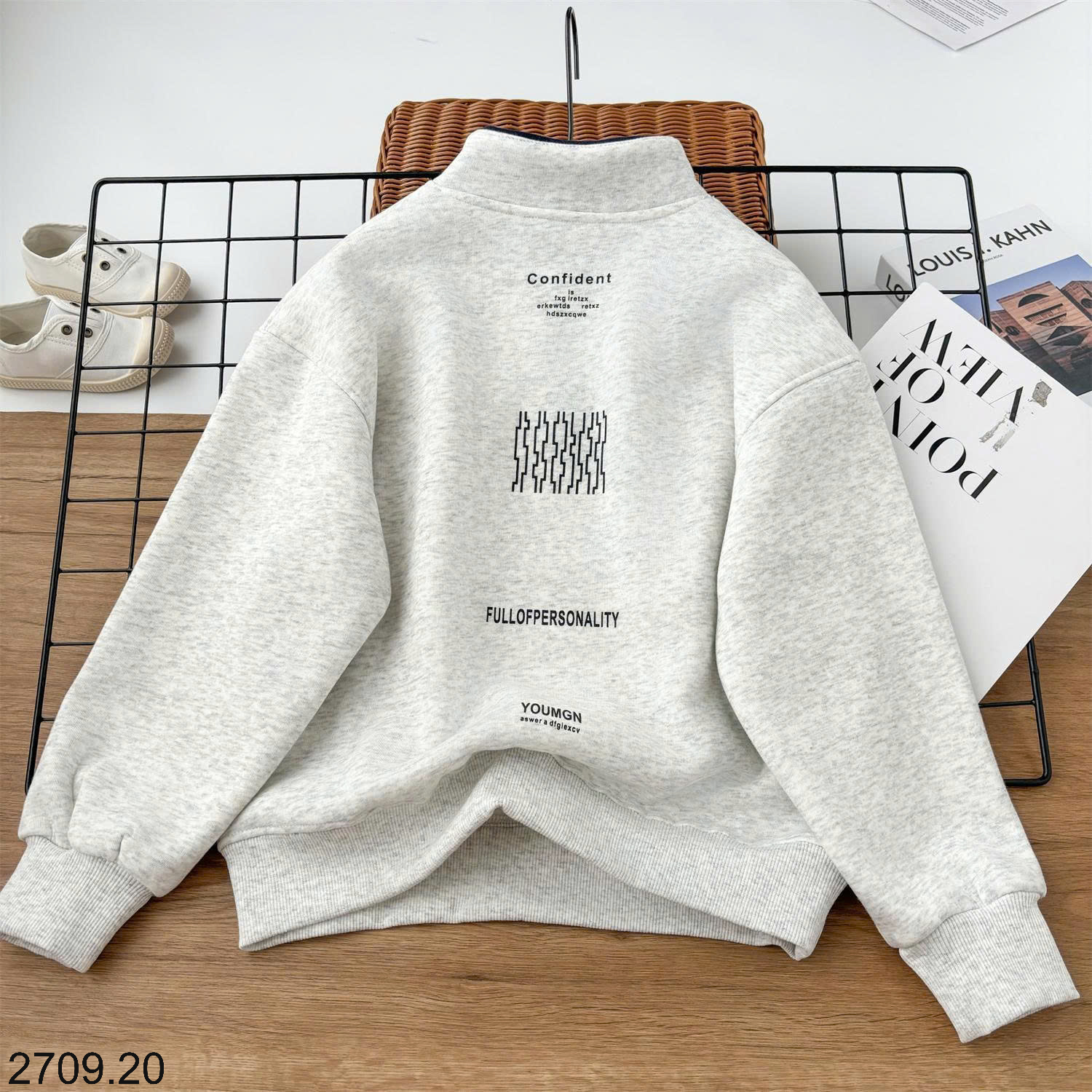 26HA2709.20 - ÁO NỈ LÓT LÔNG CHO BÉ TRAI SIZE ĐẠI