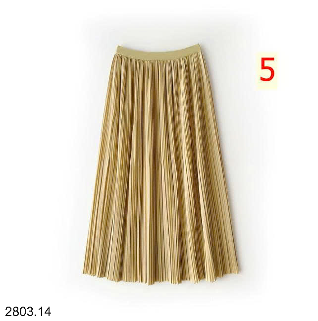 26HA2803.14 - CHÂN VÁY MIDI XẾP LY ANNA