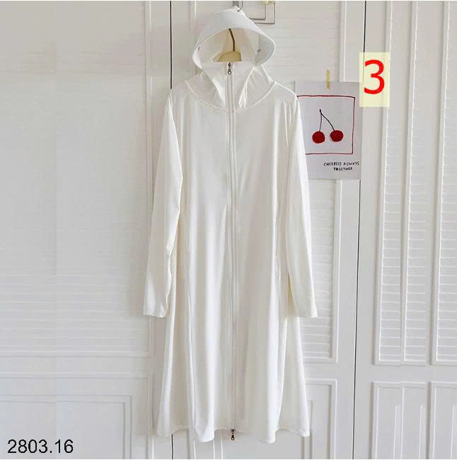 26HA2803.16 - ÁO CHỐNG NẮNG LỤA BĂNG DÁNG DÀI