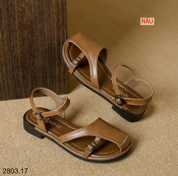 26HA2803.17 - GIÀY SANDAL ĐẾ BẰNG CHO NỮ