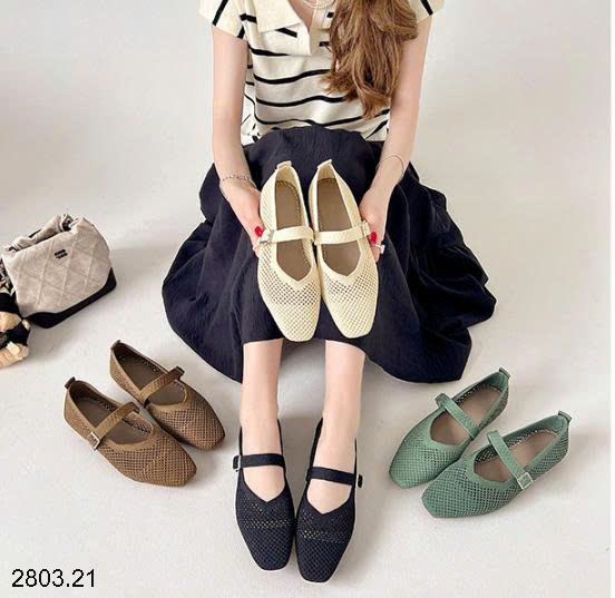 26HA2803.21 - GIÀY LƯỚI MARRY JANE