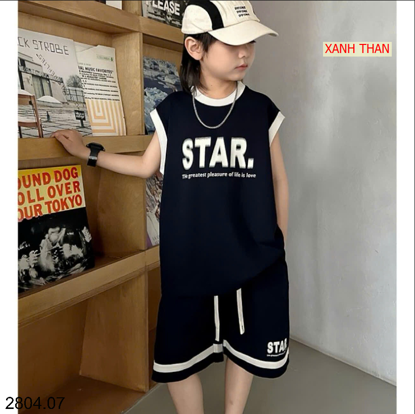 26HA2804.07 - BỘ STAR BA LỖ SIZE ĐẠI BÉ TRAI
