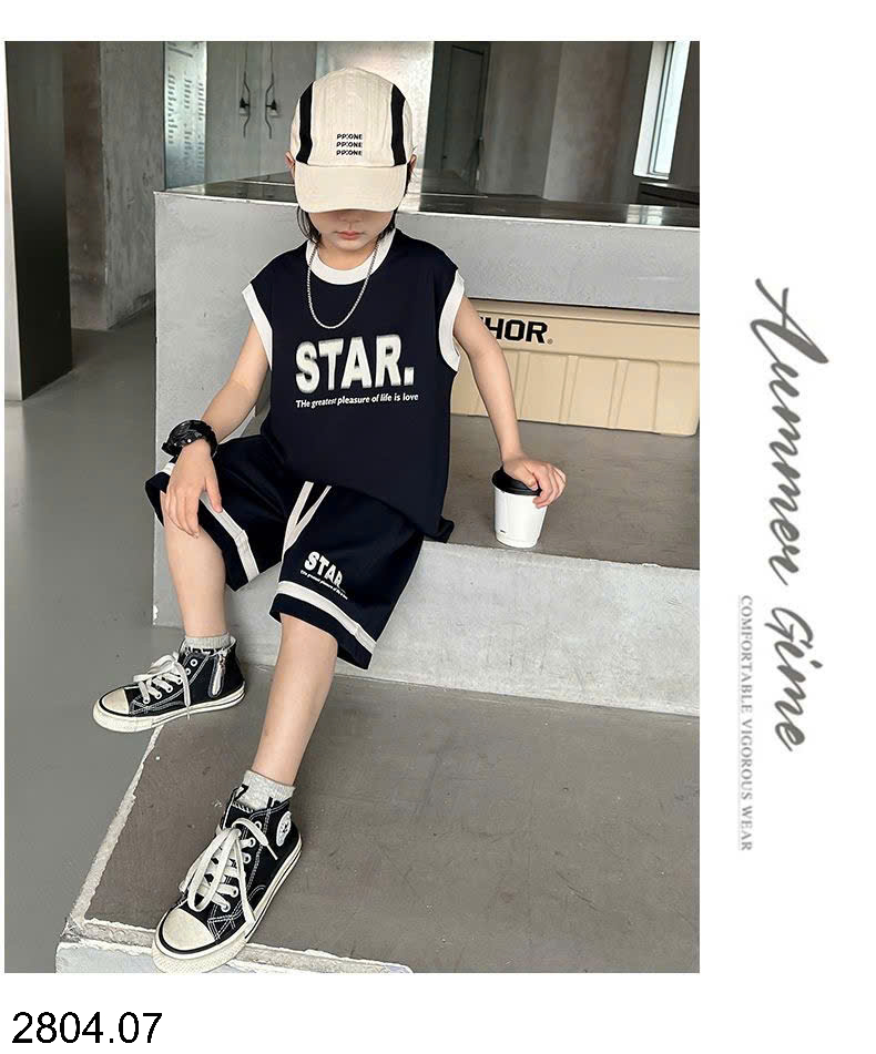 26HA2804.07 - BỘ STAR BA LỖ SIZE ĐẠI BÉ TRAI