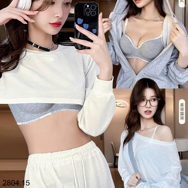 26HA2804.15 - SET 2 ÁO LÓT KHÔNG GỌNG NÂNG NGỰC CHO NỮ