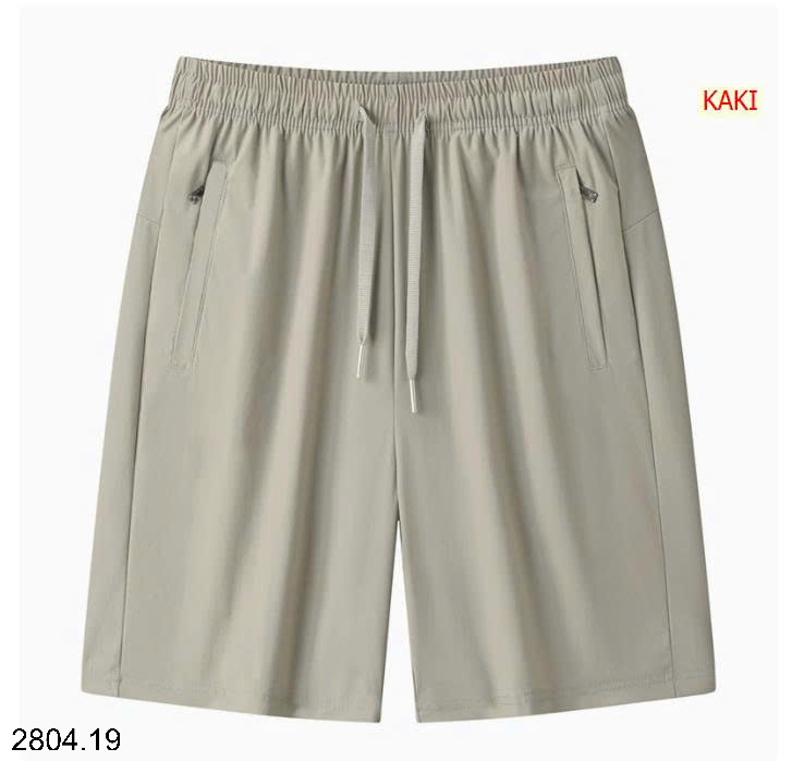 26HA2804.19 - QUẦN SHORT TRƠN MÀU LỤA BĂNG NAM