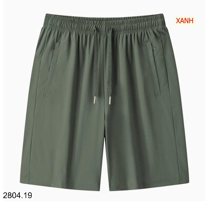 26HA2804.19 - QUẦN SHORT TRƠN MÀU LỤA BĂNG NAM