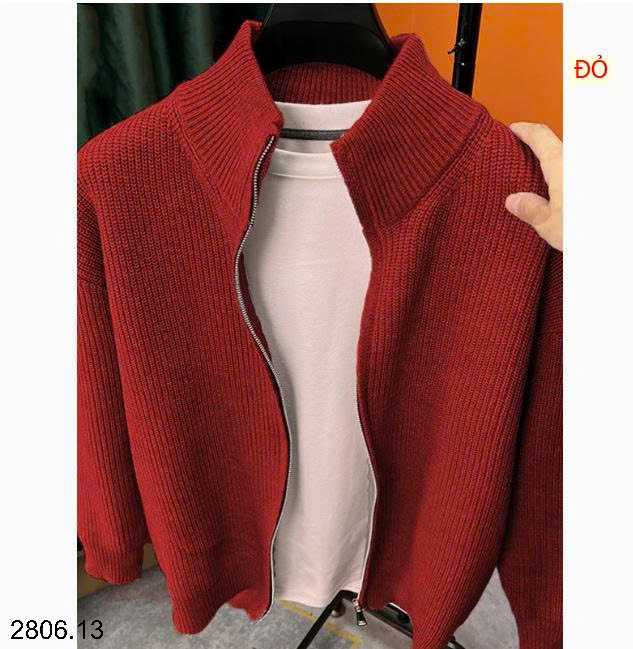 26HA2806.13 - ÁO CARDIGAN KÉO KHÓA NAM