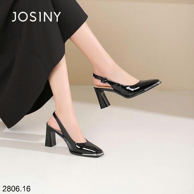 26HA2806.16 - GIÀY CÔNG SỞ GÓT VUÔNG JOSINY