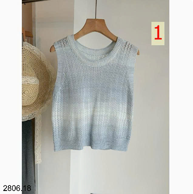 26HA2806.18 - ÁO SÁT NÁCH DỆT KIM KIỂU HÀN
